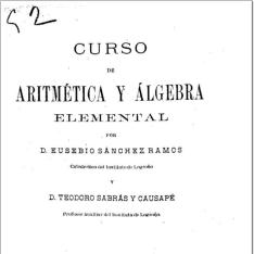 Curso de aritmética y álgebra elemental