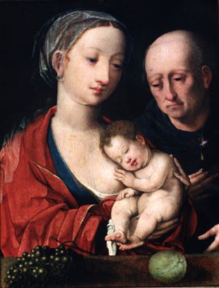 La Virgen con el Niño y San José