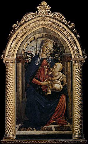 Virgen del rosal (Botticelli)