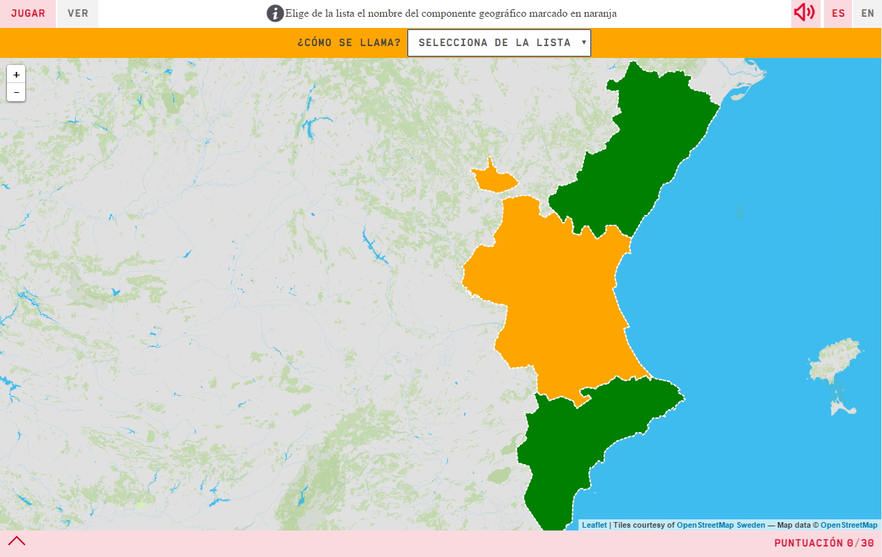 Provinces of the Autonomous Region of Valencia