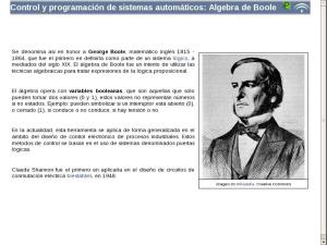 Control y programación de sistemas automáticos: Algebra de Boole