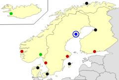 Nordic european cities map  (JetPunk)