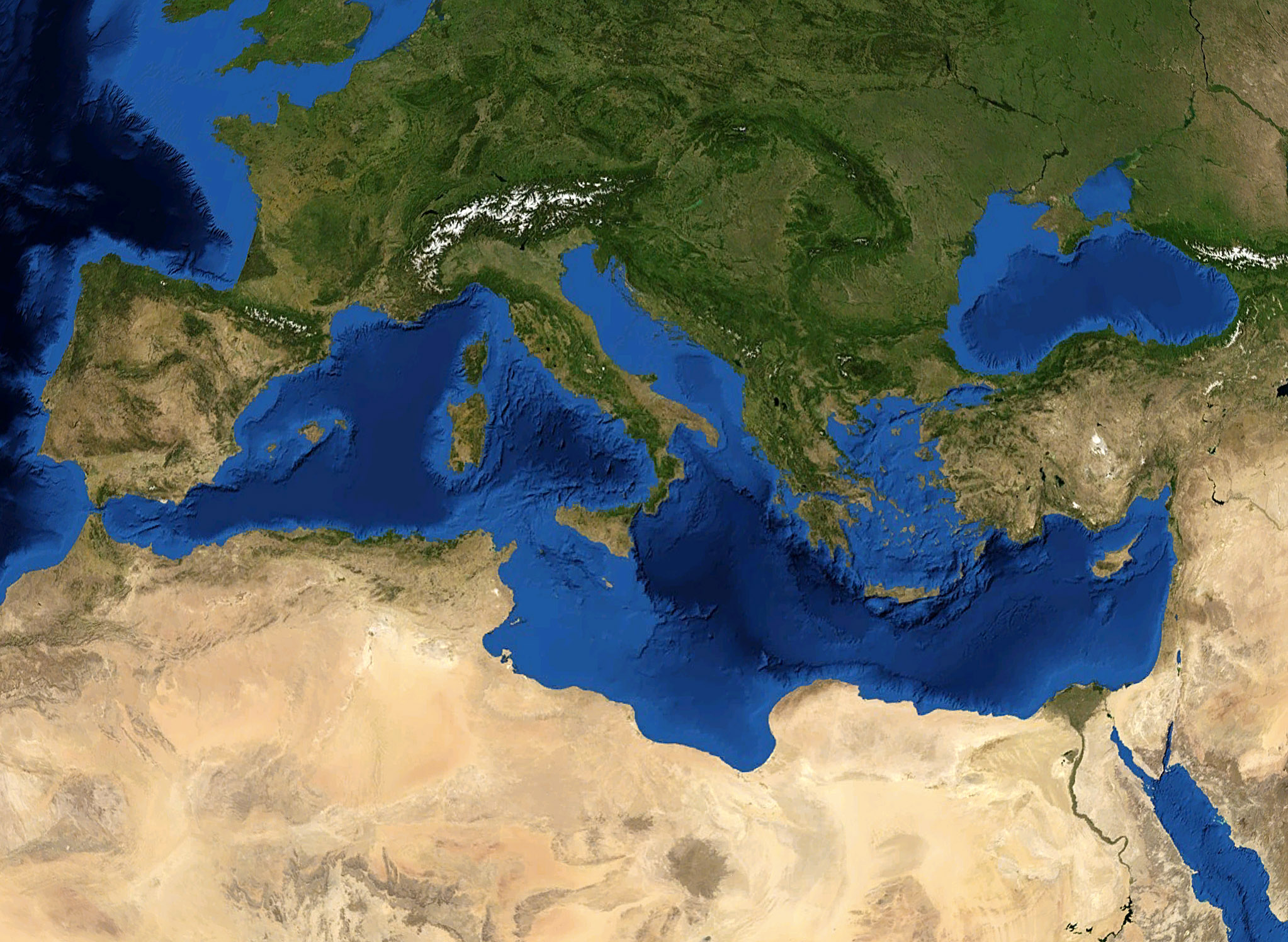 Europa. El Mar Mediterráneo