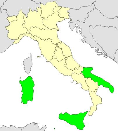 Regions of Italy and their capitals (JetPunk)