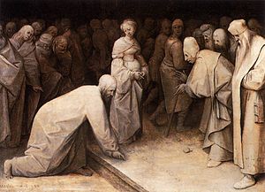 Christ and the Woman Taken in Adultery (Bruegel)