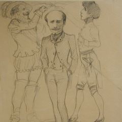 Retrato del dramaturgo Edmond Rostand