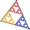 Atracción fractal: El triángulo de Sierpinski