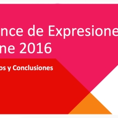 BEO 2016 - V Edición del Balance de Expresiones Online BEO 2016 - V Edición del Balance de Expresiones Online