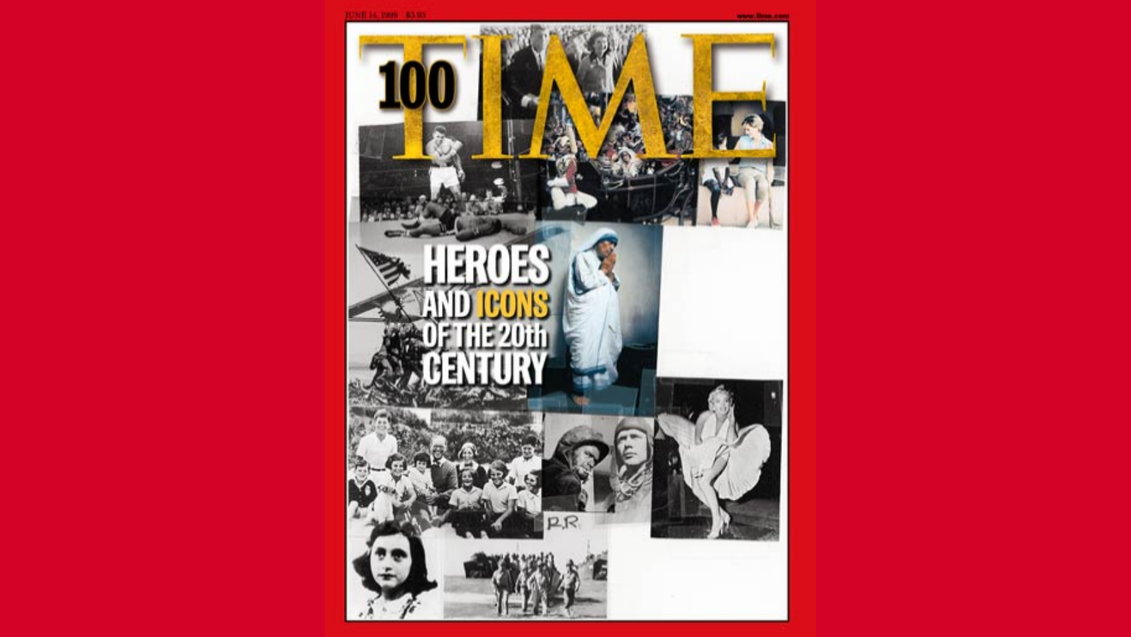 Heróis e inspiradores mais influentes do século XX. Time 100