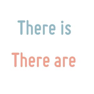 There is/there are