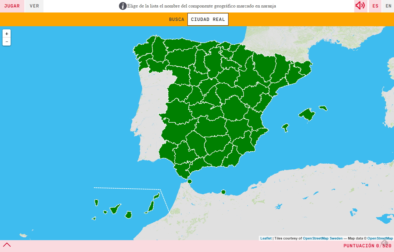 Resultat d'imatges de mapa interactiu províncies