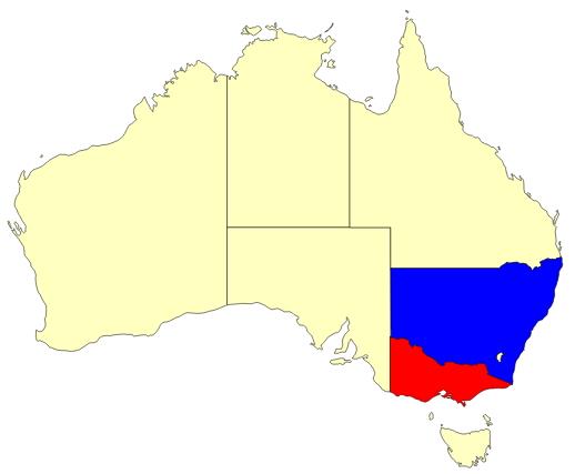 Australia map (JetPunk)