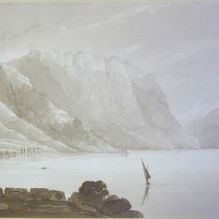 Vista del lago Lemán (Suiza)