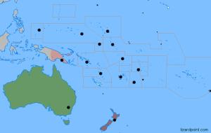 Oceania capital cities. Lizard Point