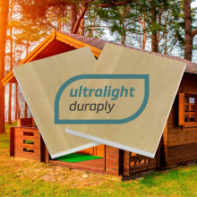 Ultralight Duraply, new, ultra-lightweight panel for outdoor use