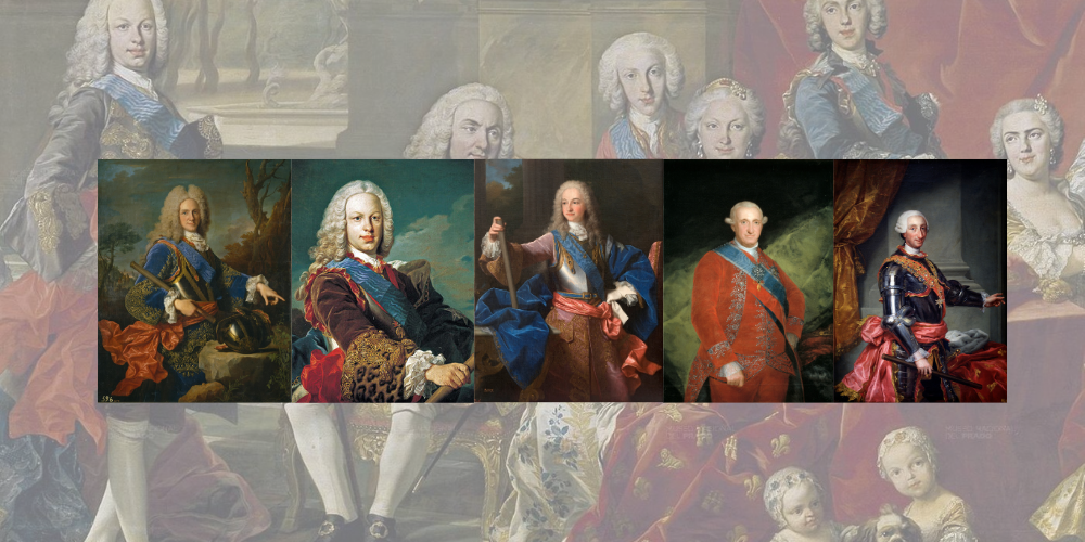 Dinastia Borbone: da Filippo V a Carlo IV