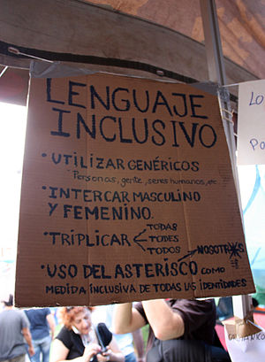 Lenguaje no sexista