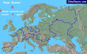 Rivers of Europe. Ilike2learn