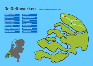De Deltawerken. Topografie van Nederland