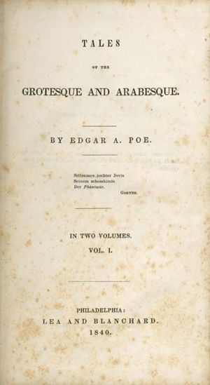 Tales of the Grotesque and Arabesque