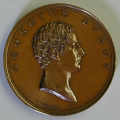 Medalla conmemorativa de la muerte de Lord Byron