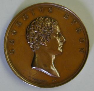 Medalla conmemorativa de la muerte de Lord Byron