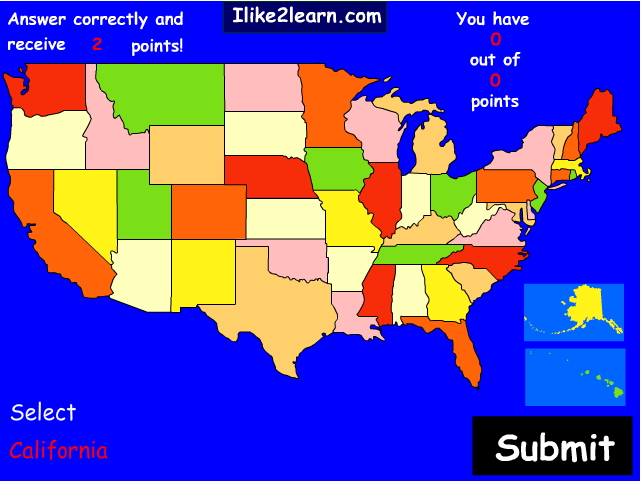States of United States. Ilike2learn