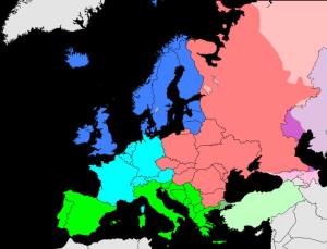 Europa. Capitales Regionales
