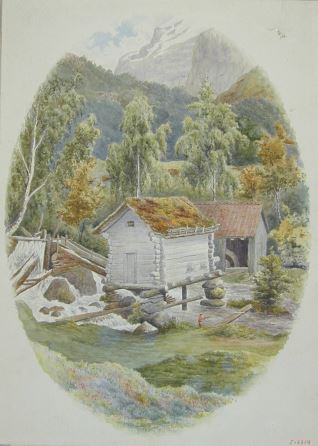 Un molino cerca de Loen (Noruega)