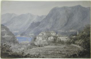 Vista del lago Como desde el Monte Olimpino