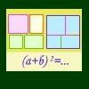Justificación geométrica del cuadrado de la suma de dos números