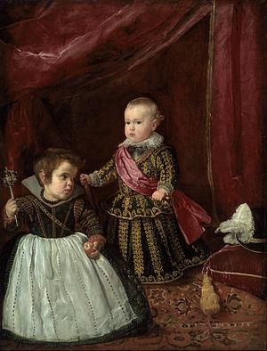 Prince Balthasar Charles with a Dwarf