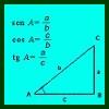 Razones trigonométricas en un triángulo rectángulo
