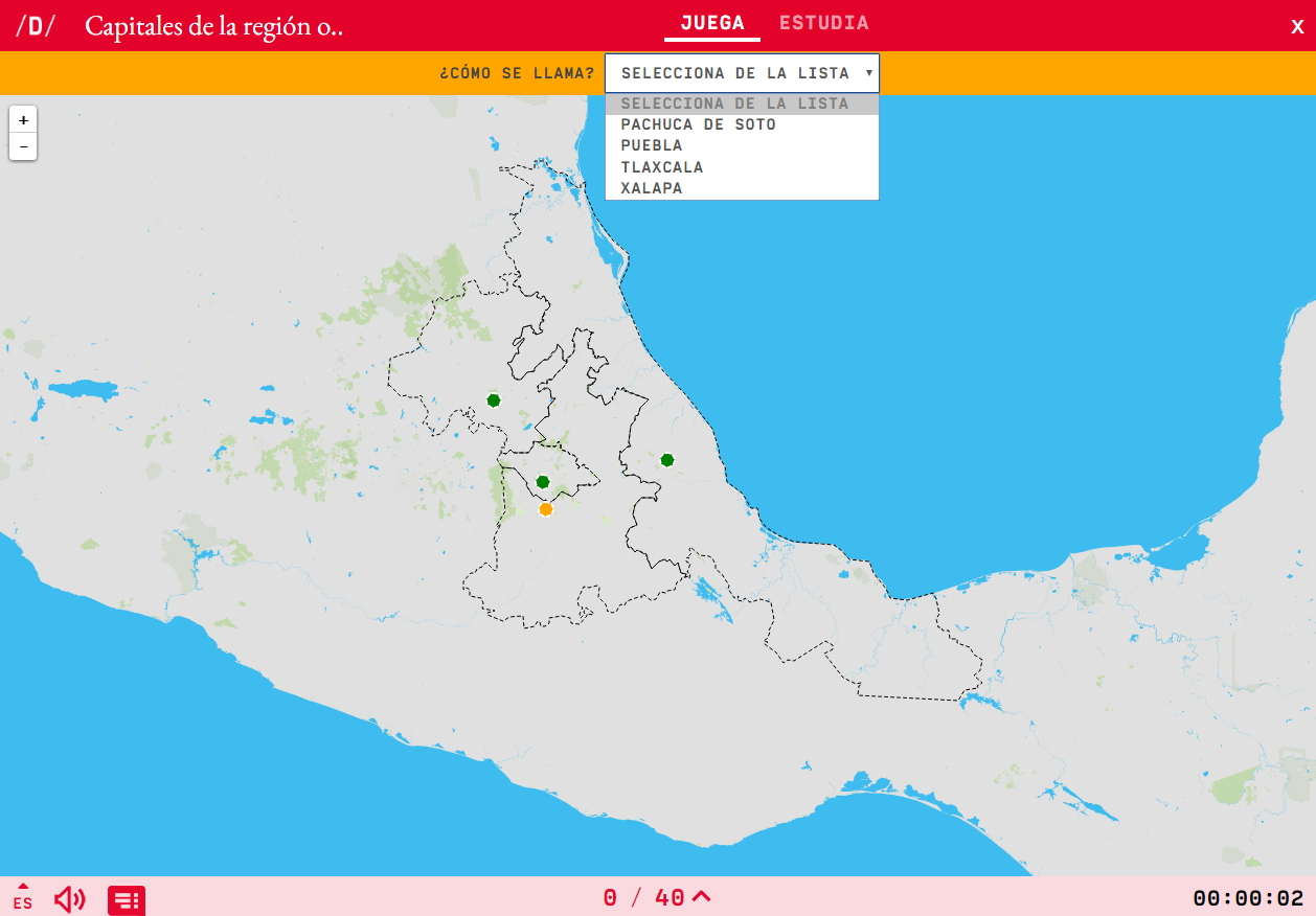 Capitales de la región oriental de México
