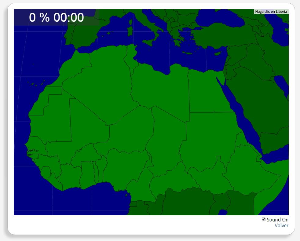 Africa North Of the Equator: Countries. Seterra