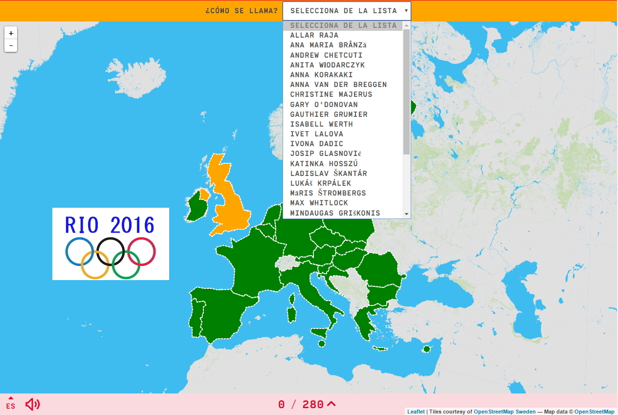 12 Sportivi olimpici di stati dell'Unione europea. (Rio 2016)