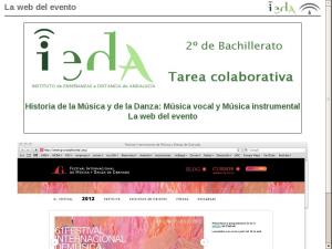 La web del evento