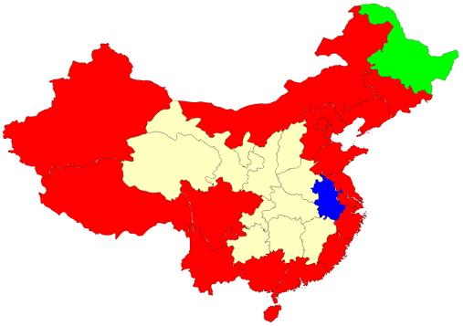 Provinces of China (JetPunk)