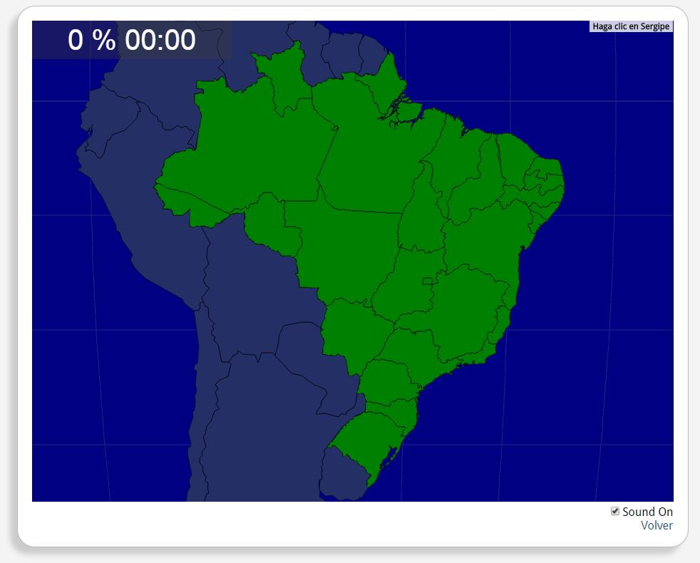 Brasil: Estados. Seterra