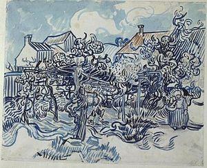 Old Vineyard with Peasant Woman (van Gogh)