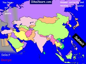Countries of Asia. Ilike2learn