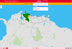 Estados de la región centroccidental de Venezuela
