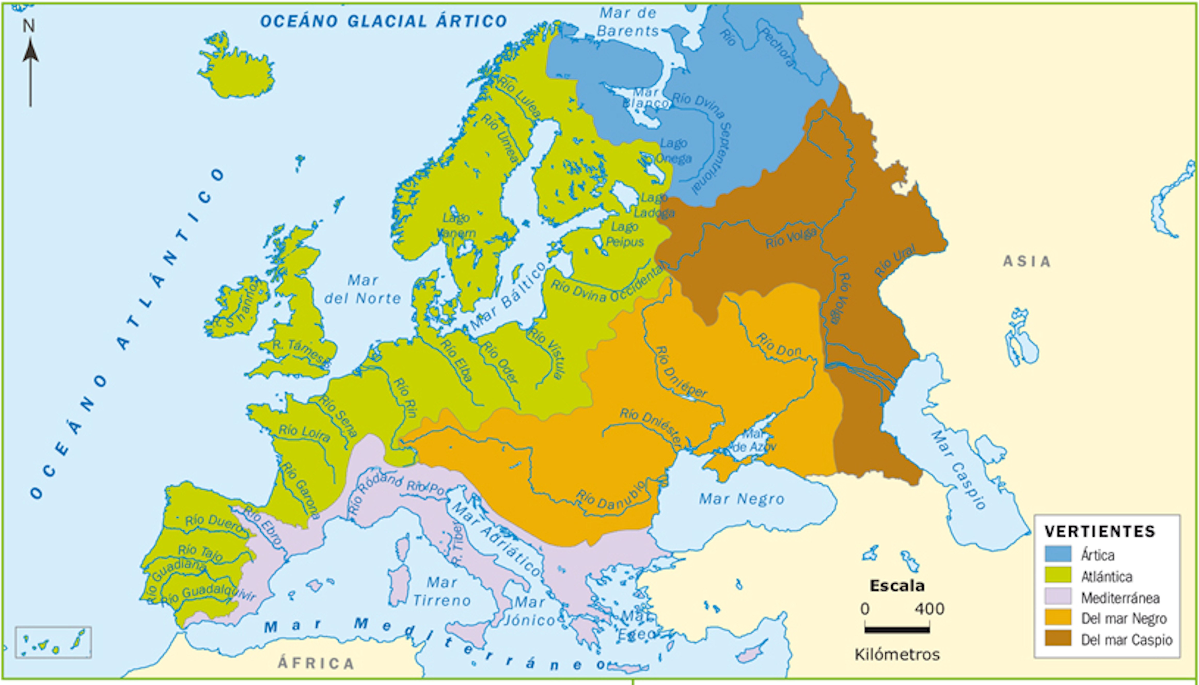 Hidrografía de Europa