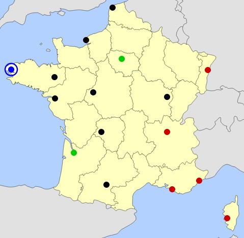 France cities map  (JetPunk)