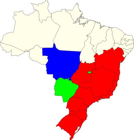 Brazil states map (JetPunk)