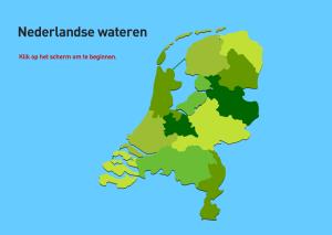 Nederlandse wateren. Topografie van Nederland
