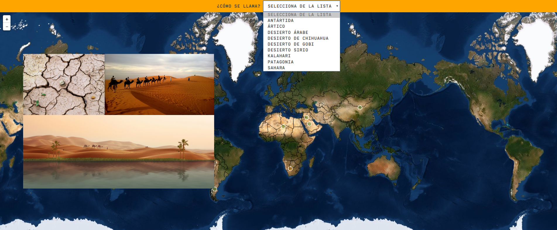 Desertos do mundo - Nível médio