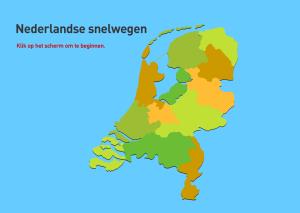 Nederlandse snelwegen. Topografie van Nederland