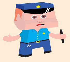 Gustavo, el policía local