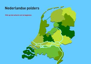 Nederlandse polders. Topografie van Nederland